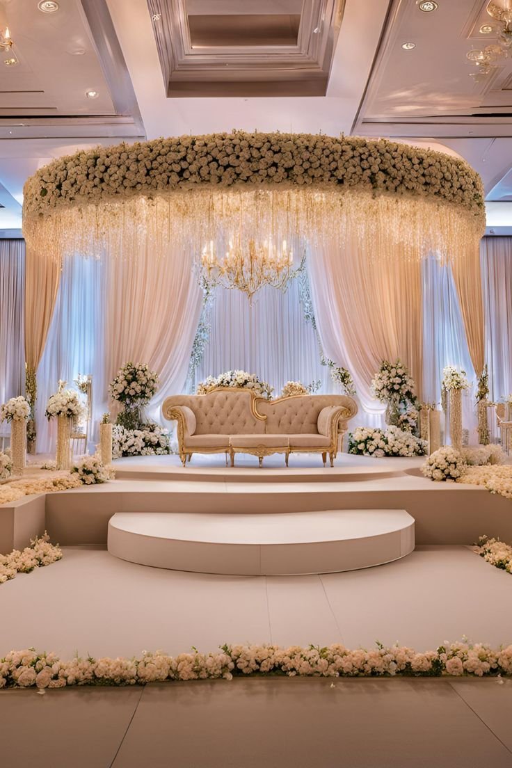 Flower decoration for wedding events